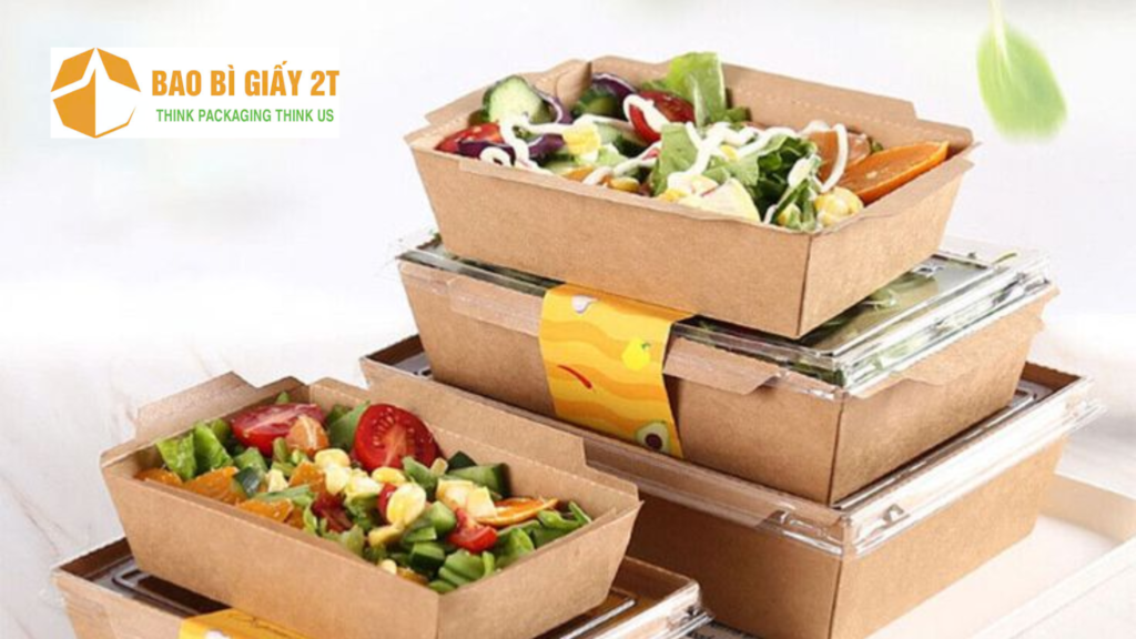 Hộp Giấy Kraft Đựng Thực Phẩm