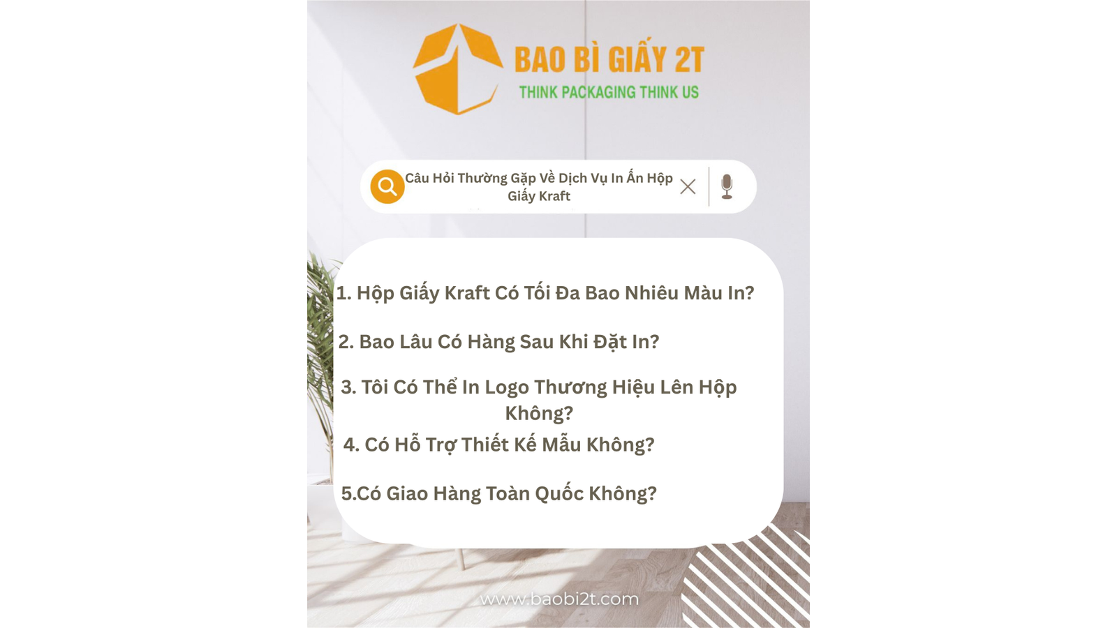 Câu Hỏi Thường Gặp Về Dịch Vụ In Ấn Hộp Giấy Kraft