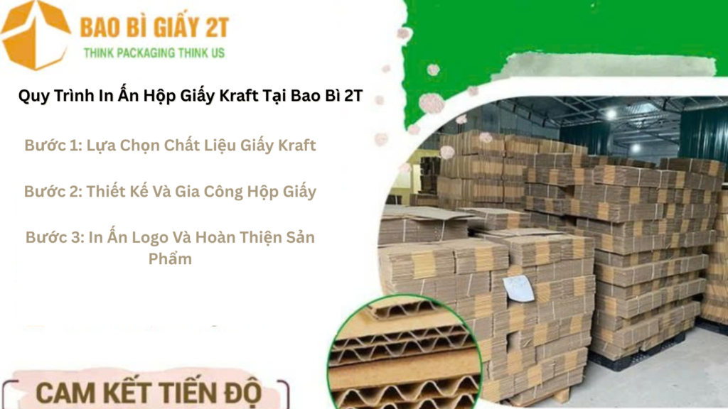 Quy Trình In Ấn Hộp Giấy Kraft Tại Bao Bì 2T