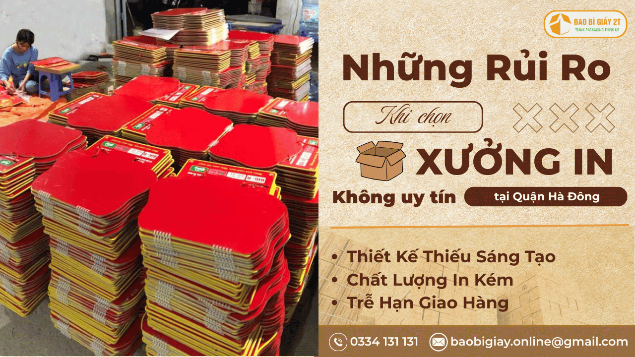 Rủi Ro Khi Chọn Xưởng In Lịch Quận Hà Đông Không Uy Tín