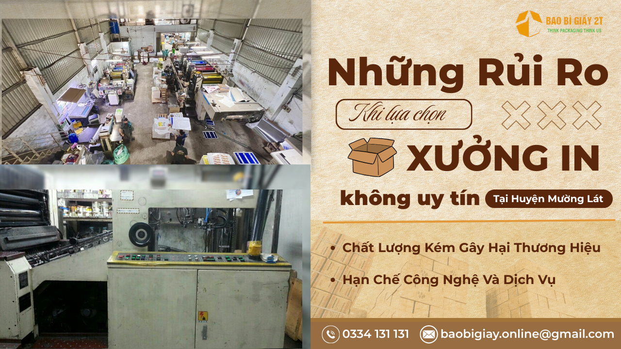 Rủi Ro Khi Chọn Xưởng In Offset Tại Huyện Mường Lát Không Uy Tín