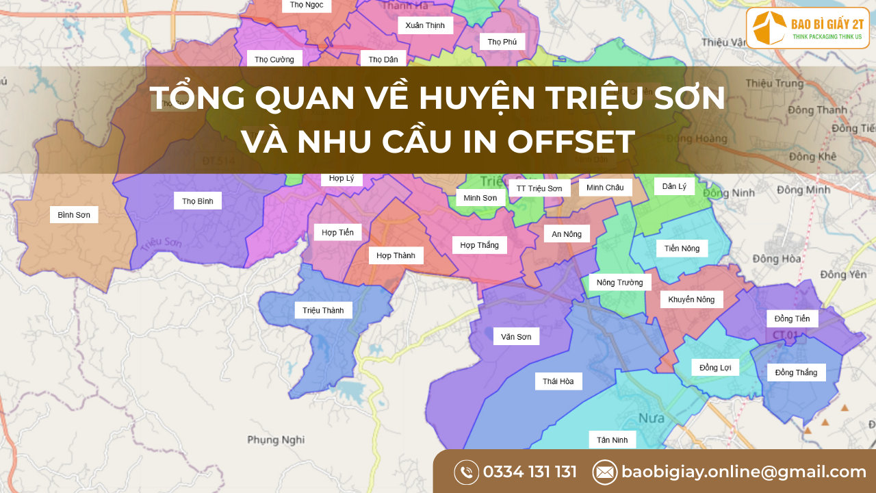 Tổng quan về Huyện Triệu Sơn và nhu cầu in offset