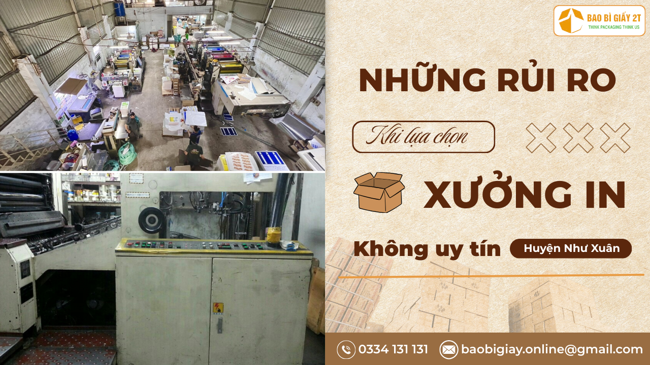 Bao bì 2T- dịch vụ in offset chất lượng cao huyện Như Xuân đánh bay những rủi ro tương tự