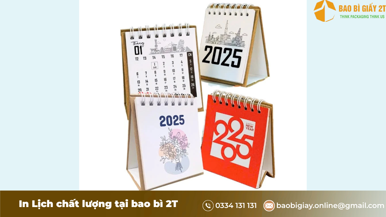 Ảnh Minh Họa về in Lịch mini