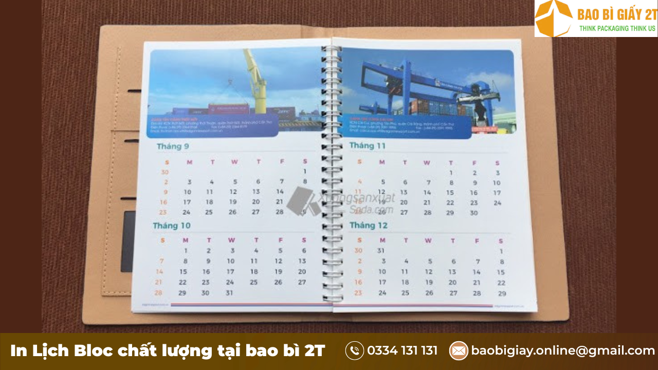Ảnh Mô Tả Về một cuốn Lịch Quảng Cáo 