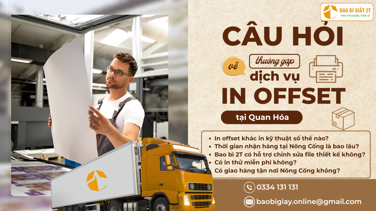 Giải đáp thắc mắc về dịch vụ in offset Huyện Nông Cống