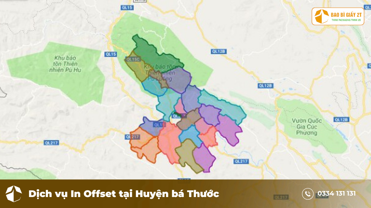 Bản đồ hành chính Huyện Bá Thước