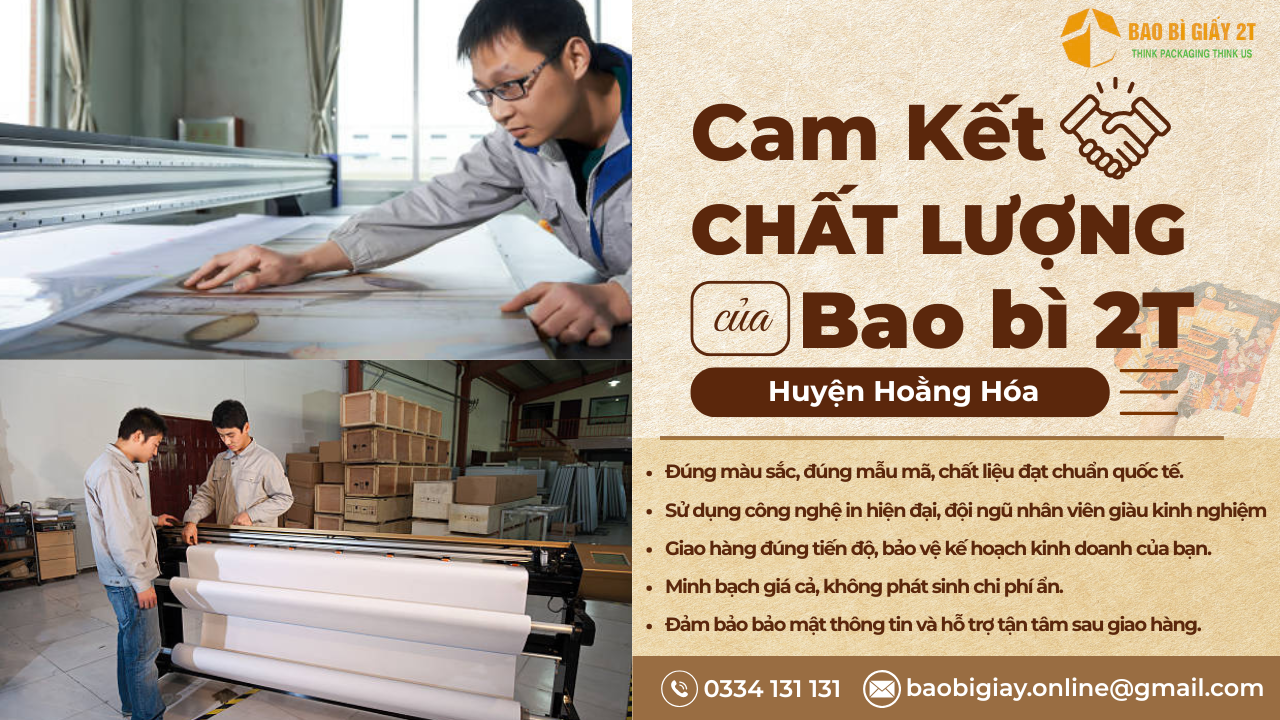 Cam Kết Chất Lượng Từ Dịch Vụ In Offset Tại Huyện Hoằng Hóa
