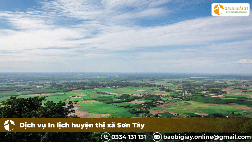 Dịch vụ in lịch huyện Sơn Tây