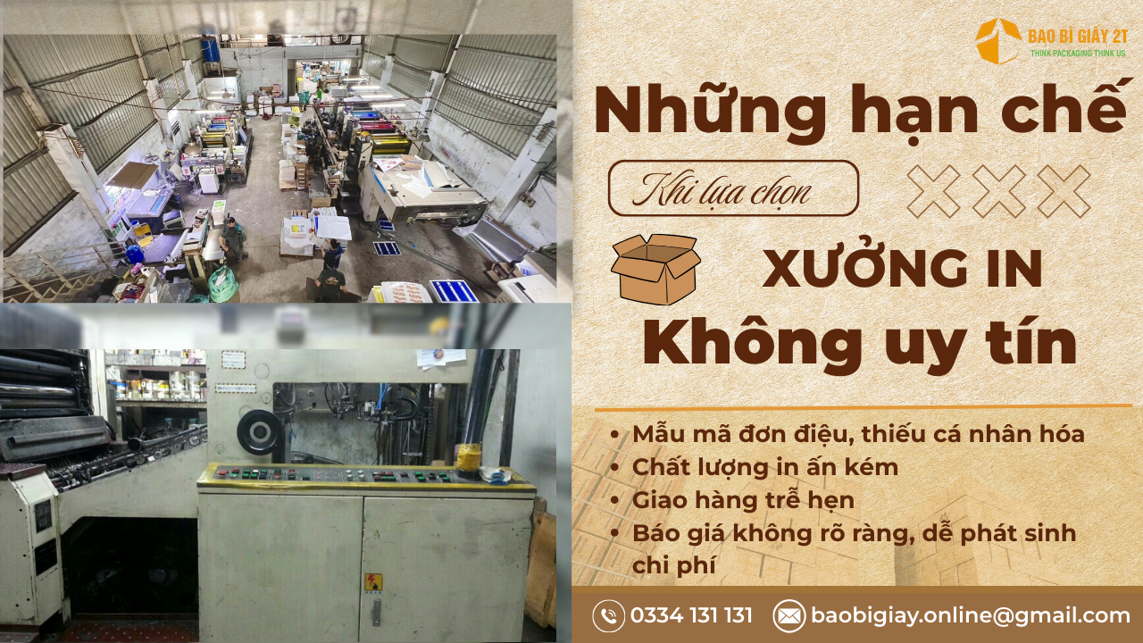 Những Hạn chế Khi Lựa Chọn Xưởng In Không Uy Tín tại Quận Cầu Giấy