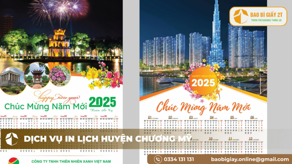 in lịch Huyện Chương Mỹ 