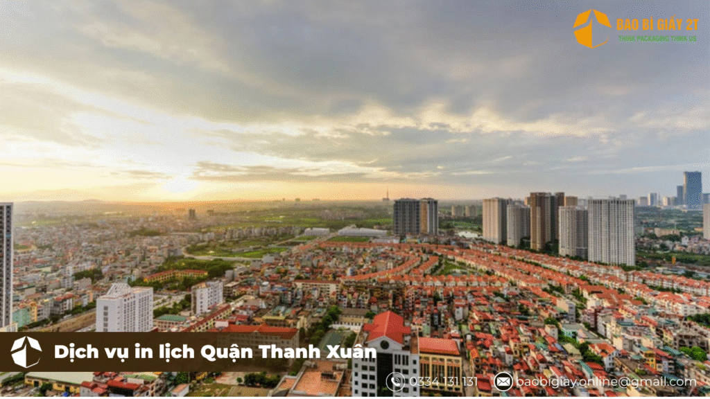 Dịch vụ in lịch Quận Thanh Xuân - Bao Bì 2T uy tín, đúng hẹn
