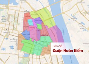 Bản đồ hành chính Quận Hoàn Kiếm - Hà Nội