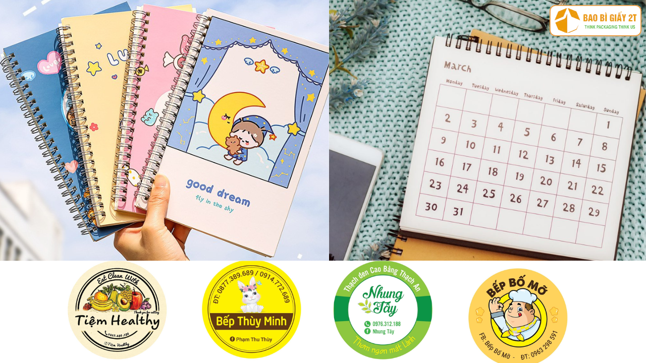 các sản phẩm tiêu biểu của bao bì 2t