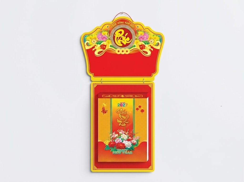 Mẫu lịch Tết Bloc Siêu Đại
