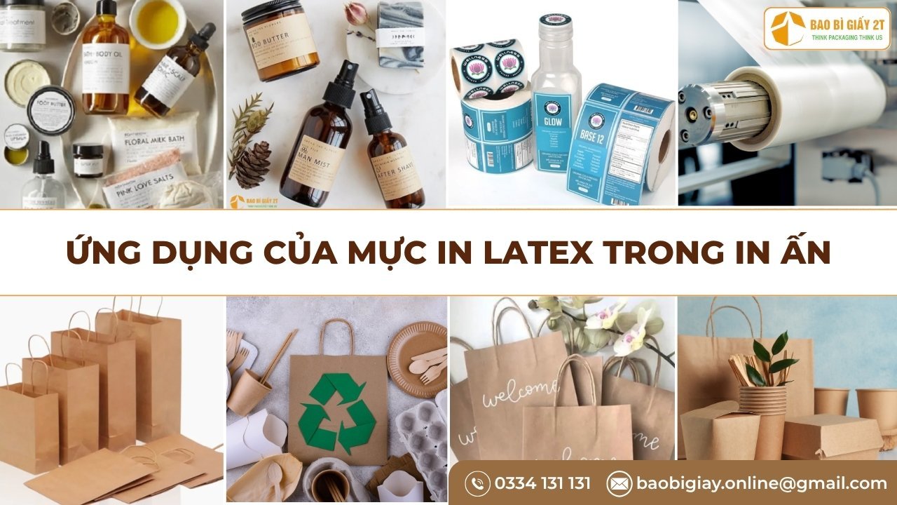 Ứng dụng của mực in Latex trong in ấn