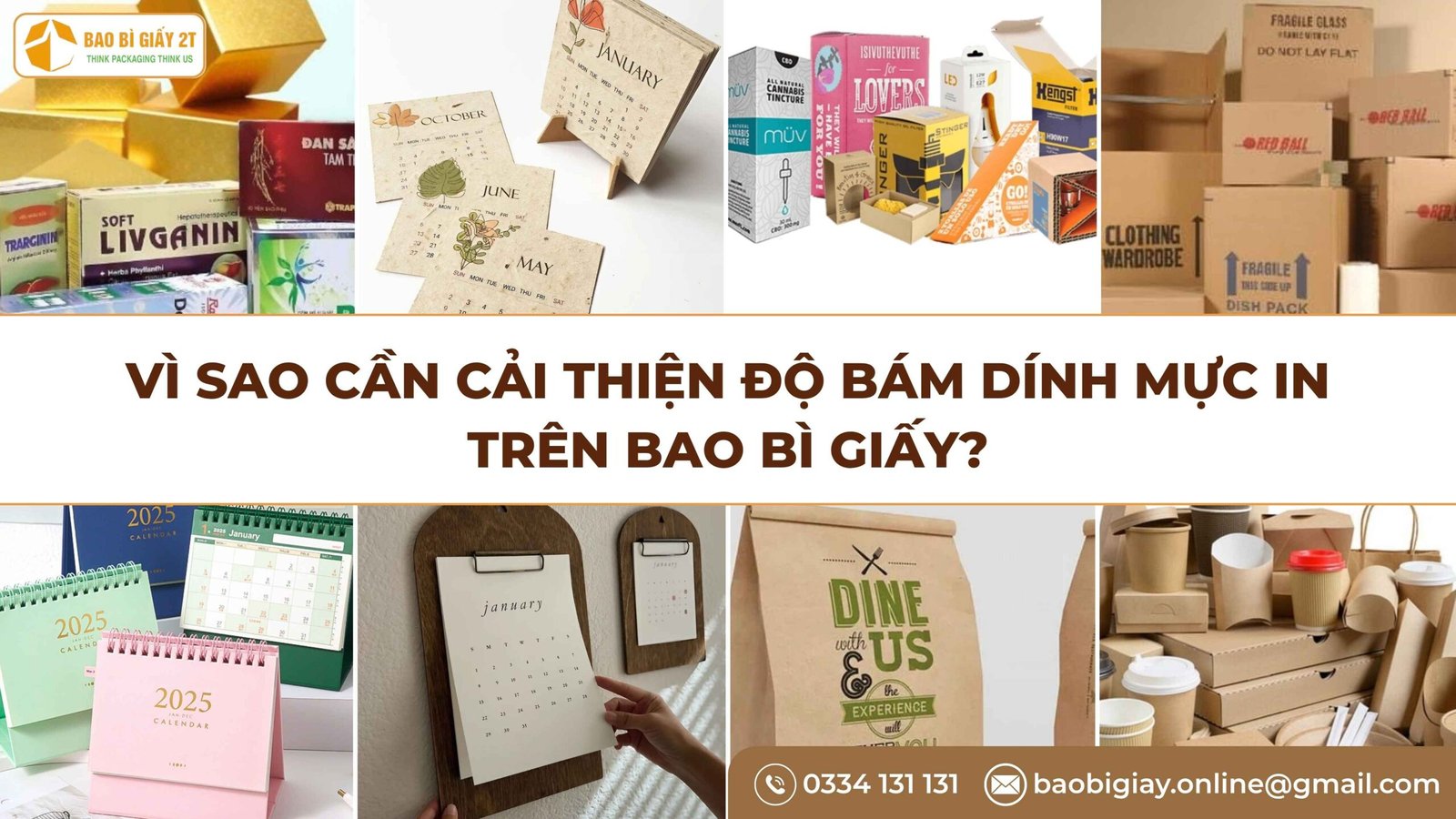 Vì Sao Cần Cải Thiện Độ Bám Dính Mực In Trên Bao Bì Giấy?