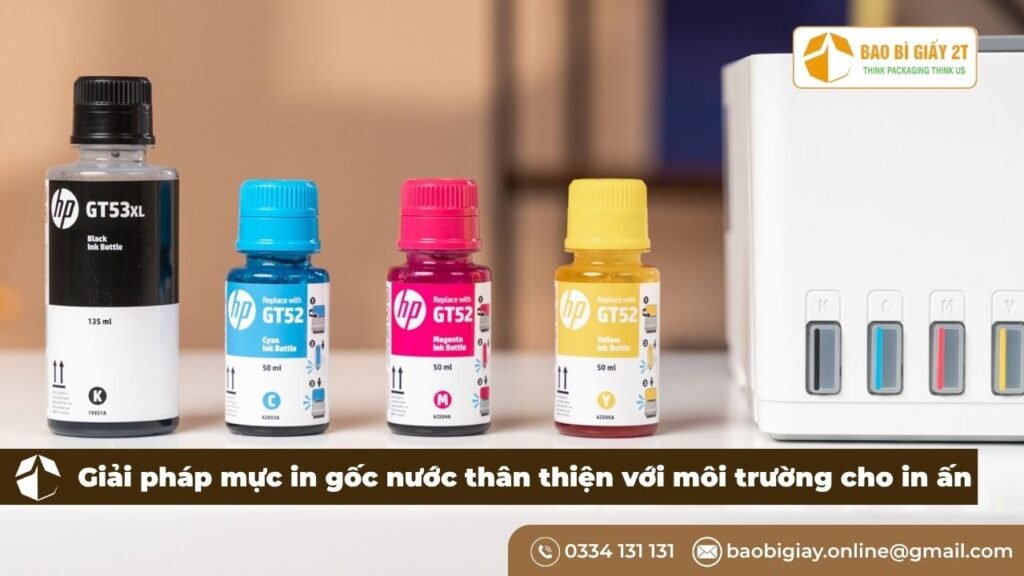 Giải pháp mực in gốc nước thân thiện với môi trường cho in ấn