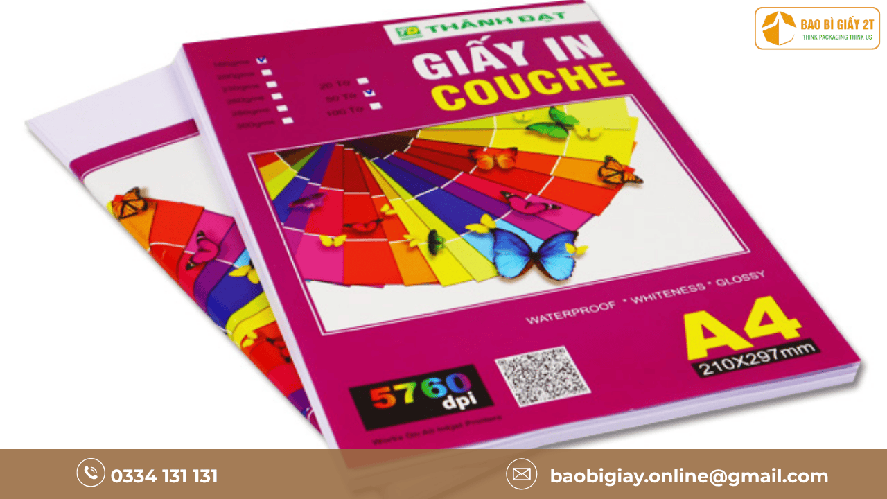 Ảnh Mô Tả Giấy Giấy Couche Tại Bao Bì 2T