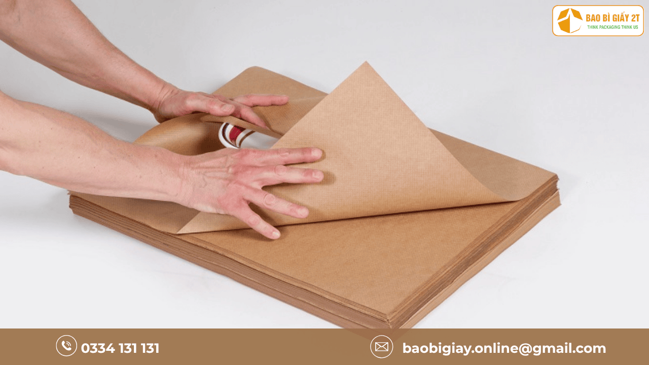 ảnh Mô Tả Giấy Kraft Tại Bao Bì 2T