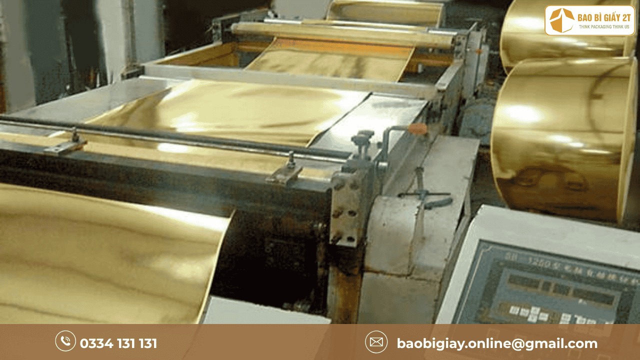 Ảnh Quy trình sản xuất Giấy Metalize và lưu ý khi in ấn