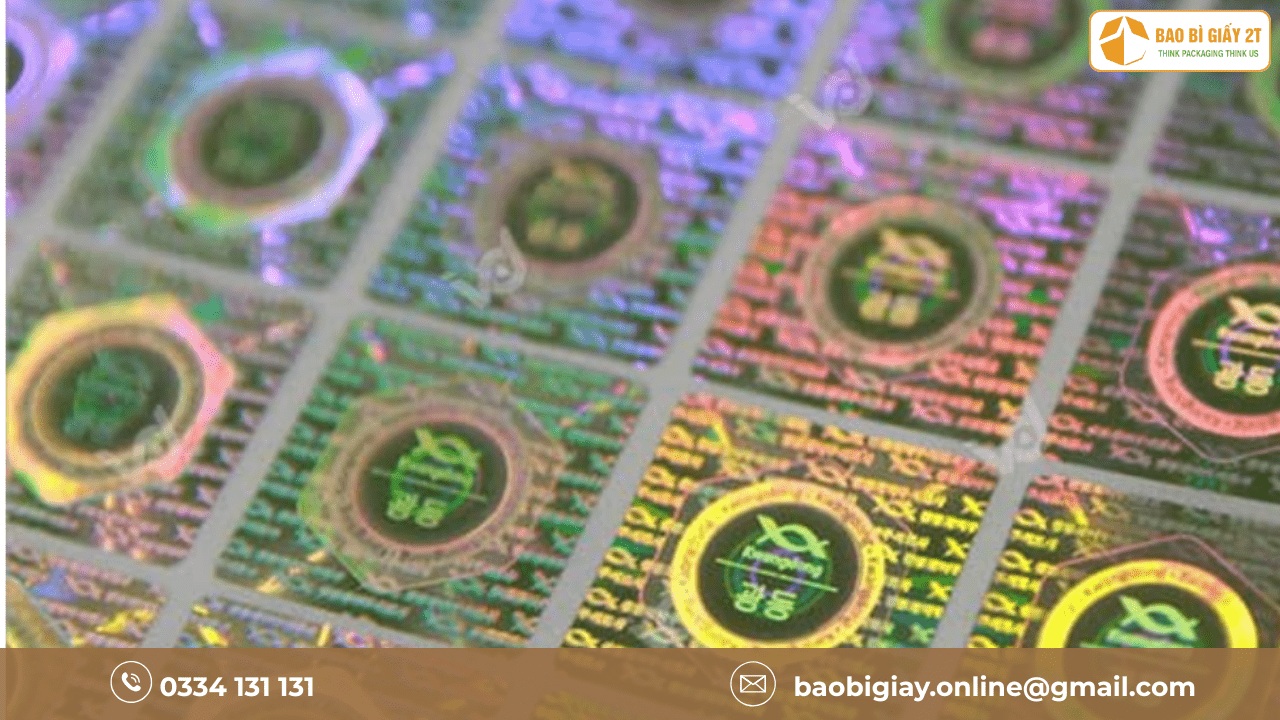 Lưu Ý Khi Sử Dụng In Hologram Cho Bao Bì