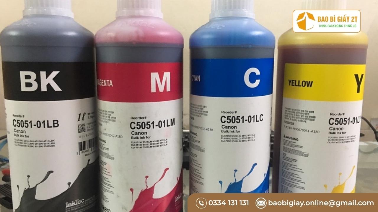Một số câu hỏi thường gặp về mực in gốc nước