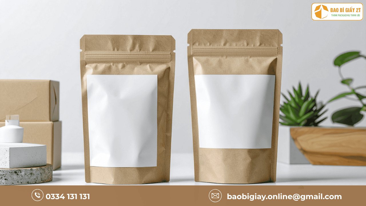 Ảnh Mô Tả Ứng dụng thực tế của giấy Kraft trong bao bì