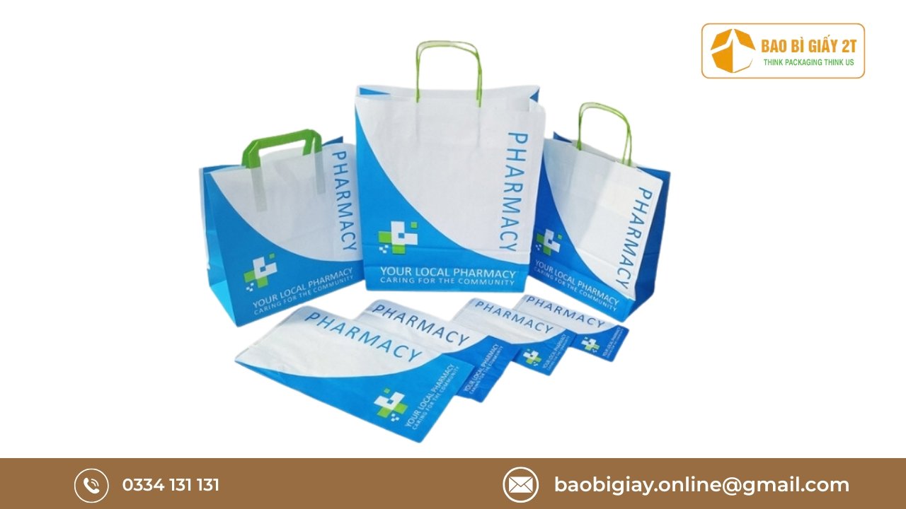Các loại túi giấy đựng dược phẩm phổ biến hiện nay