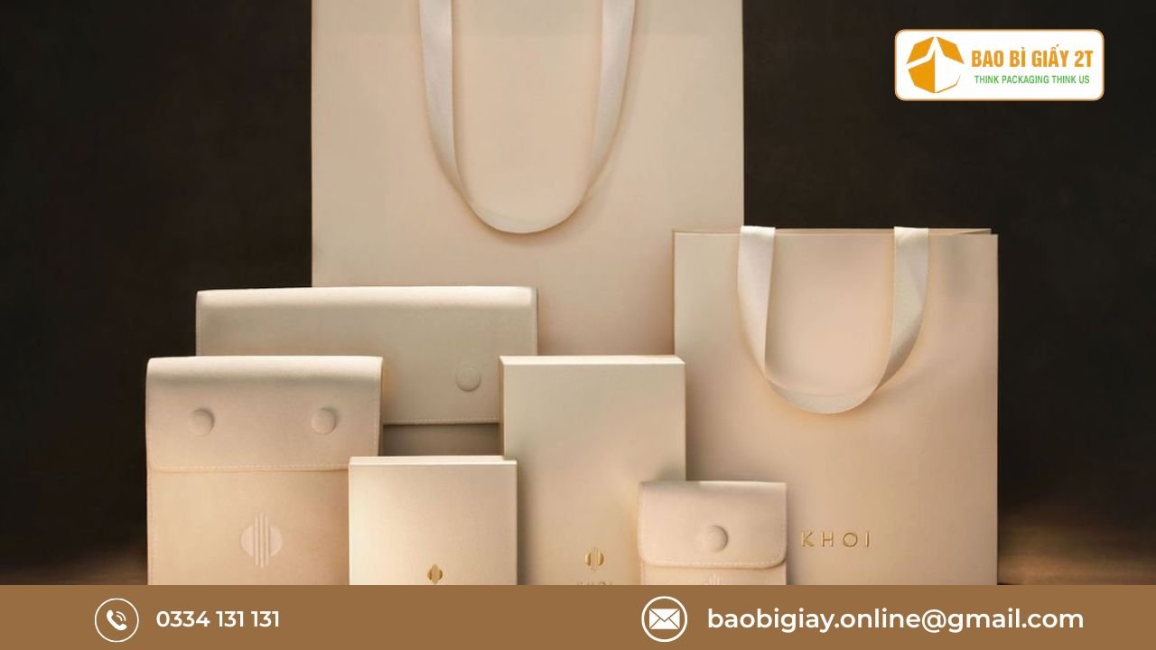 Các loại túi giấy đựng trang sức được ưa chuộng hiện nay