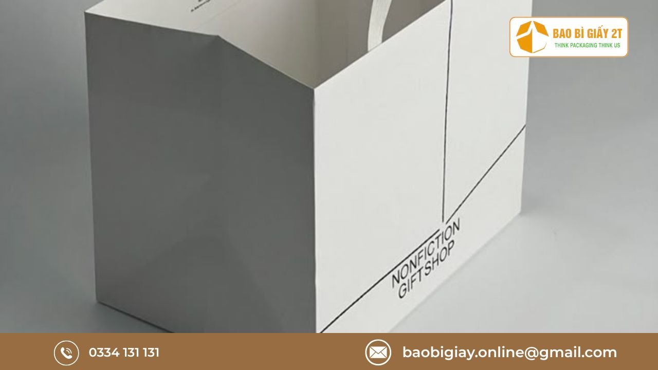 Các loại túi giấy phổ biến được đặt in theo yêu cầu