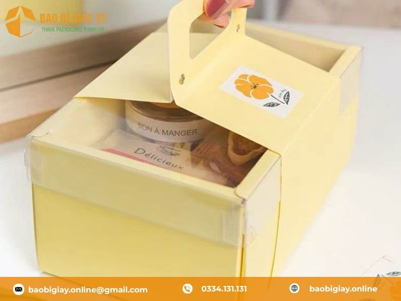 Hộp giấy đựng bánh kem
