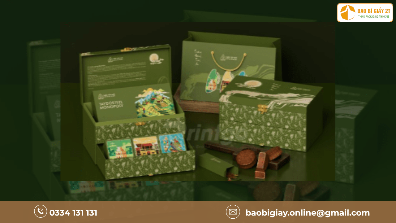 Vì sao hộp giấy là “bí kíp” nâng tầm thương hiệu bánh trung thu?