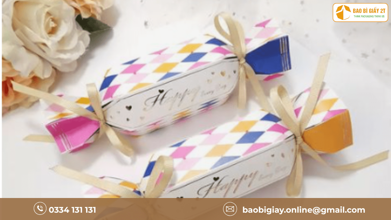 Những yếu tố cần lưu ý khi in hộp giấy đựng bánh kẹo