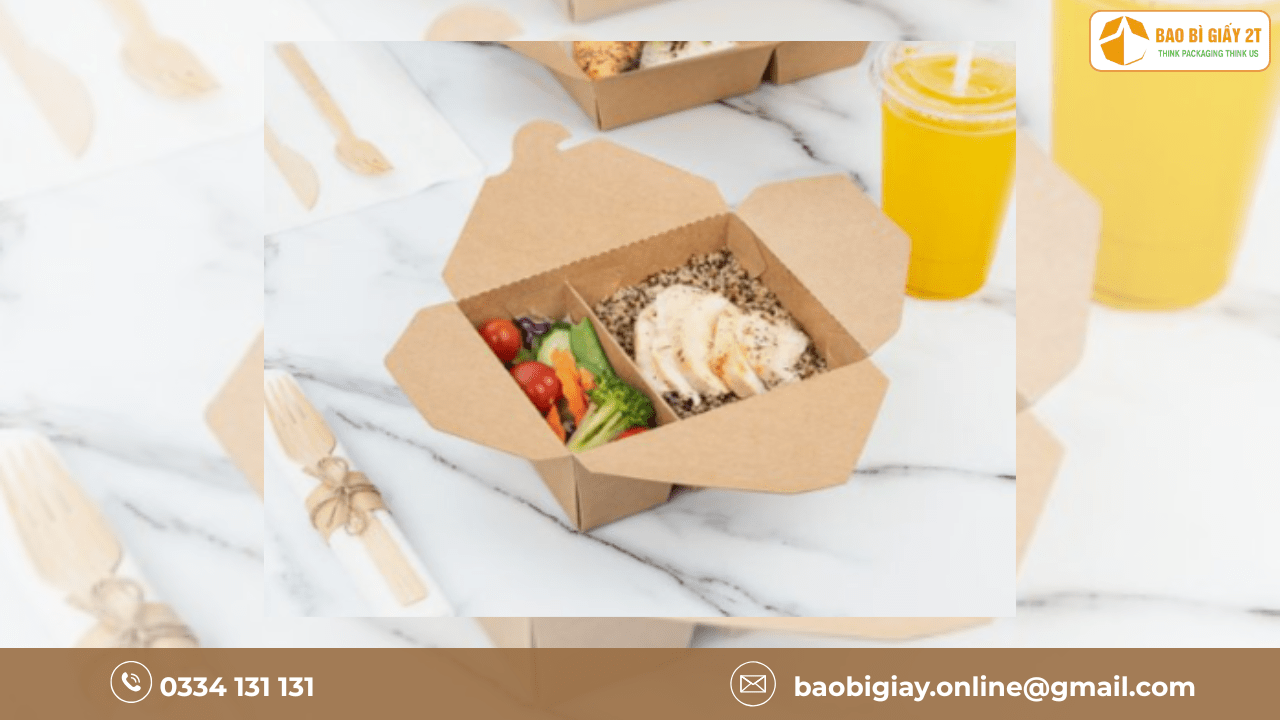 Quy trình đặt in hộp giấy thực phẩm tại Bao Bì 2T