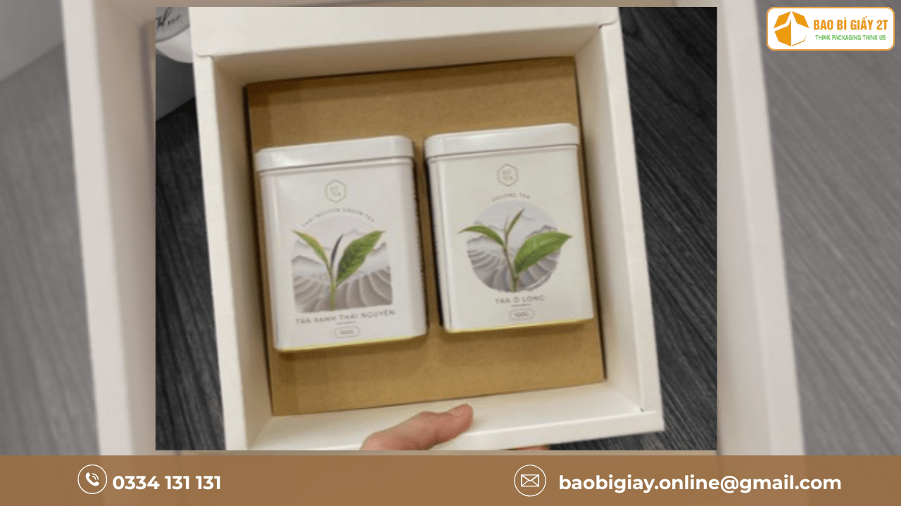 Lợi ích vượt trội khi in hộp giấy đựng trà theo yêu cầu