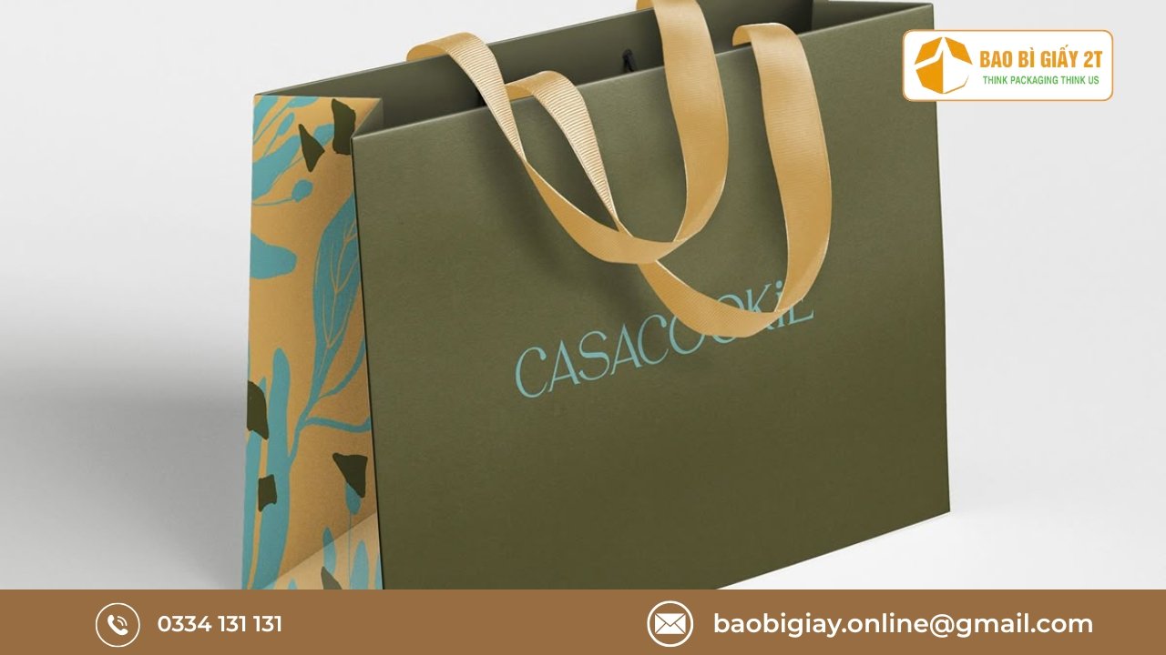 Những yếu tố cần lưu ý khi thiết kế túi giấy cho shop quần áo