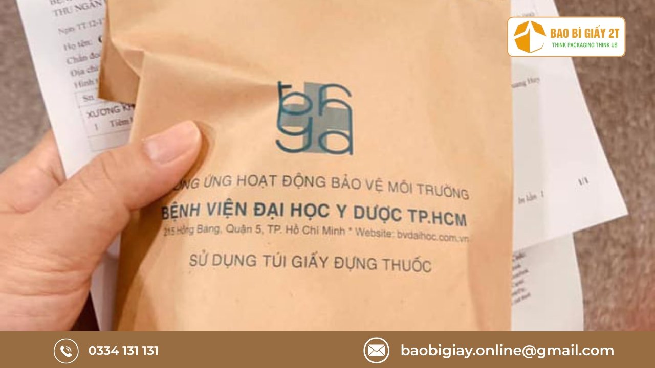Ưu điểm nổi bật của túi giấy đựng dược phẩm