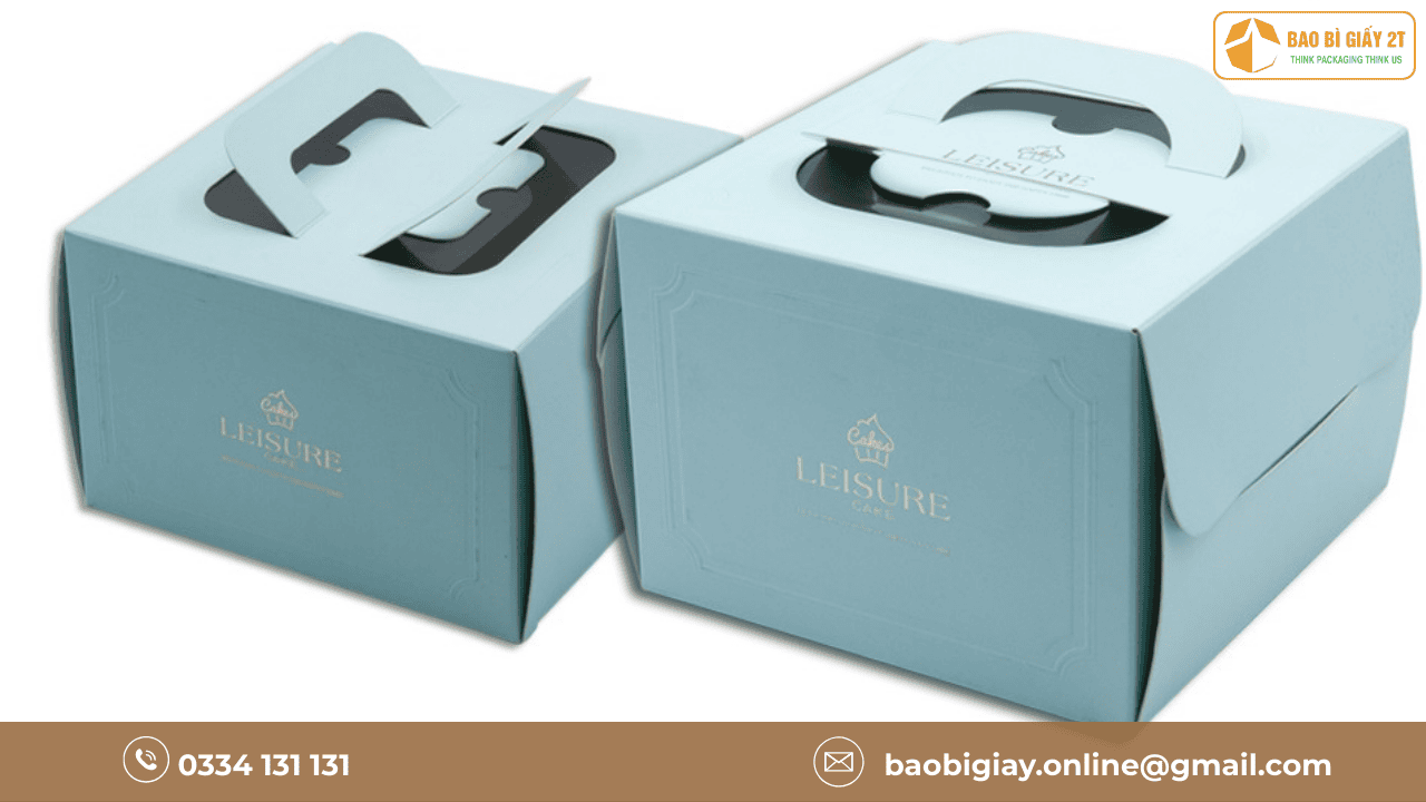 Lợi ích vượt trội khi in hộp giấy đựng bánh ngọt theo yêu cầu