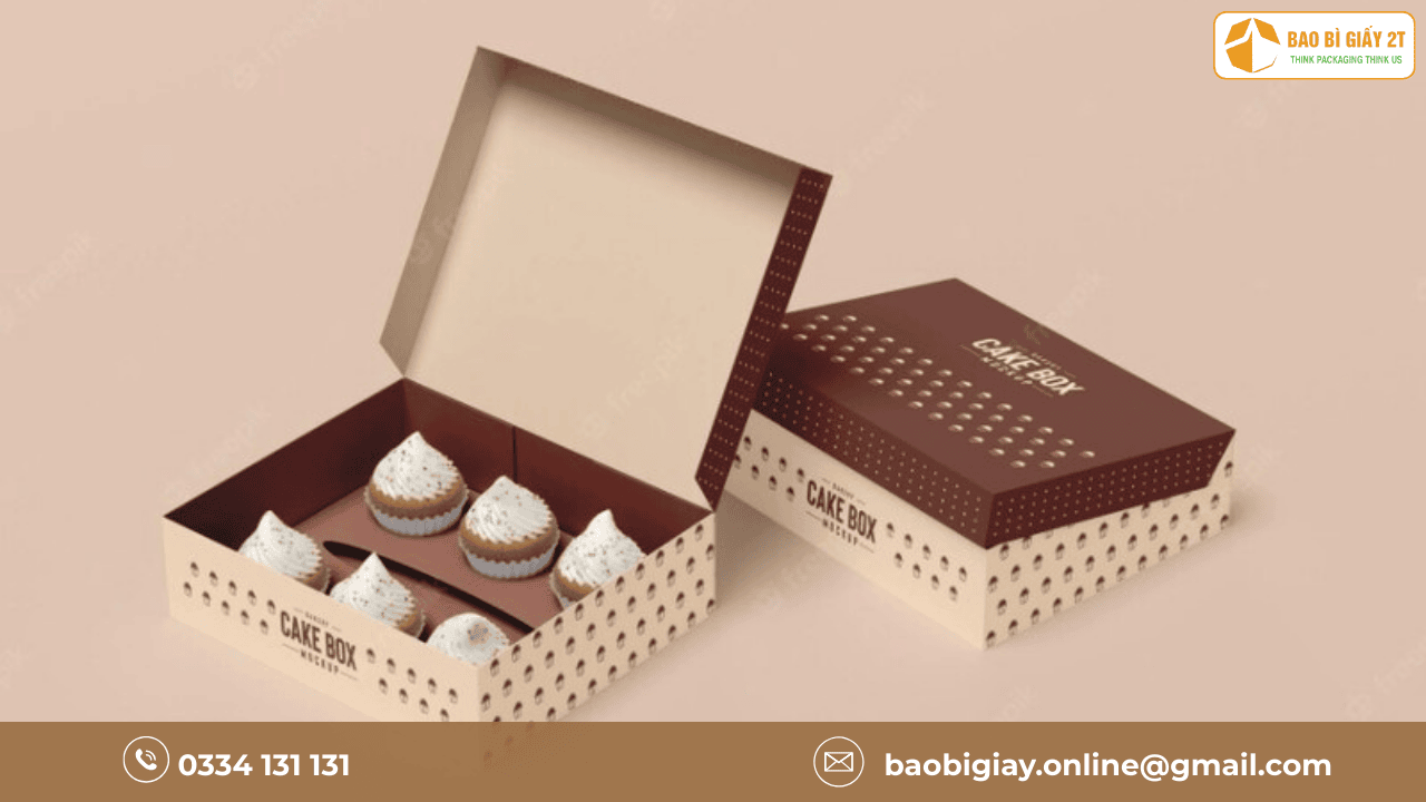 Bao Bì 2T – Dịch vụ in hộp giấy đựng bánh ngọt nhanh chóng, chất lượng