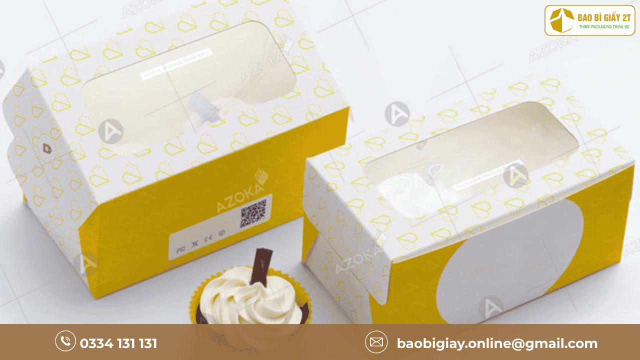 Quy trình đặt in hộp giấy đựng bánh ngọt tại Bao Bì 2T