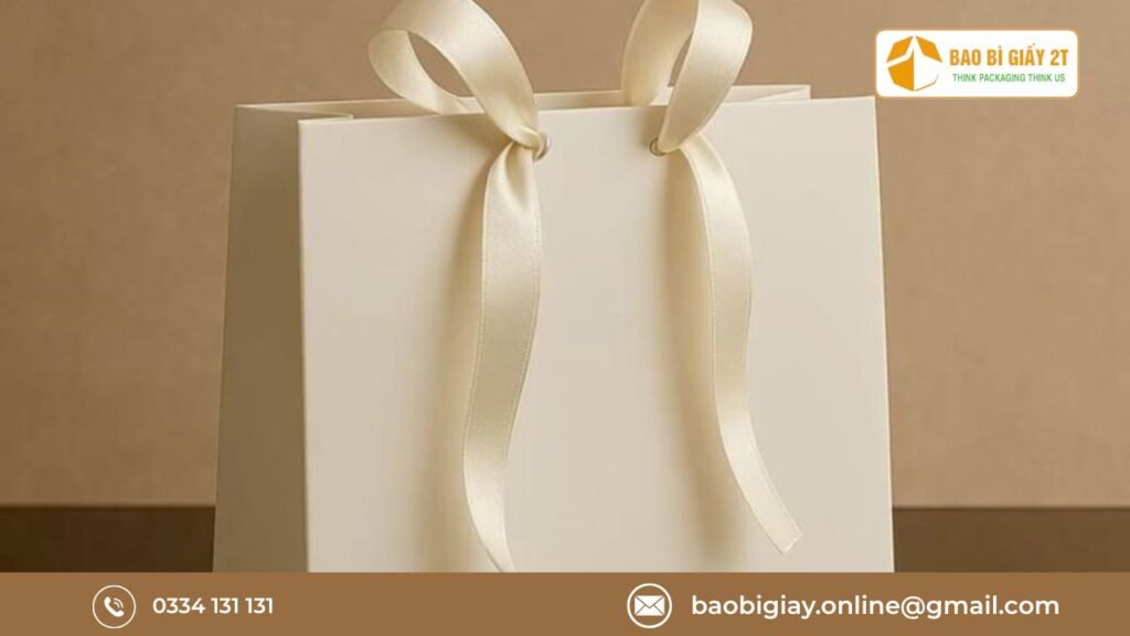 In túi giấy quà lưu niệm mẫu túi đẹp tiết kiệm