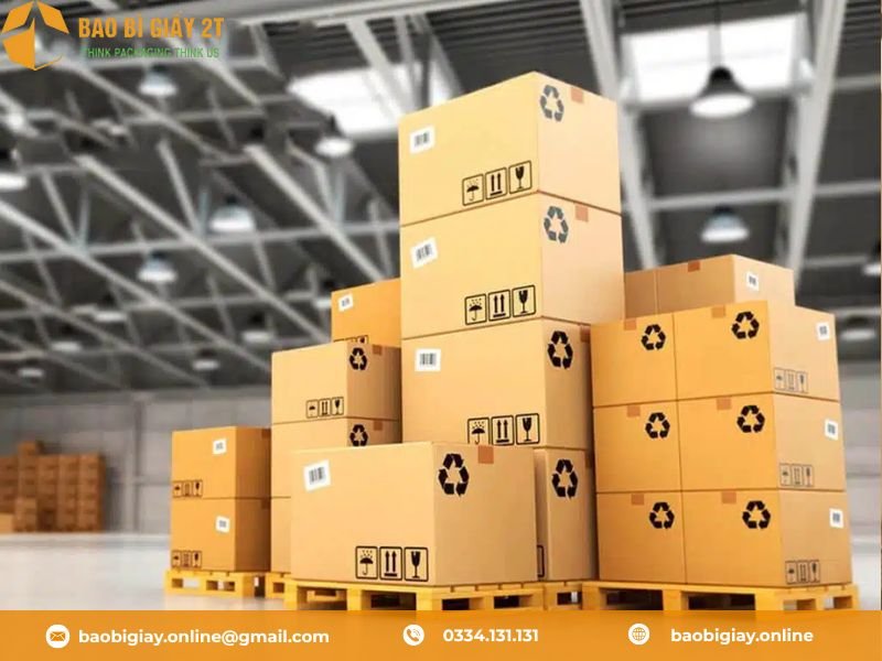 Sản xuất thùng carton đóng hàng xuất khẩu