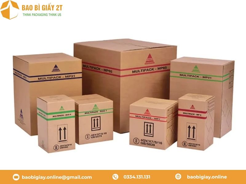 Thùng carton xuất khẩu Bao Bì Giấy 2T