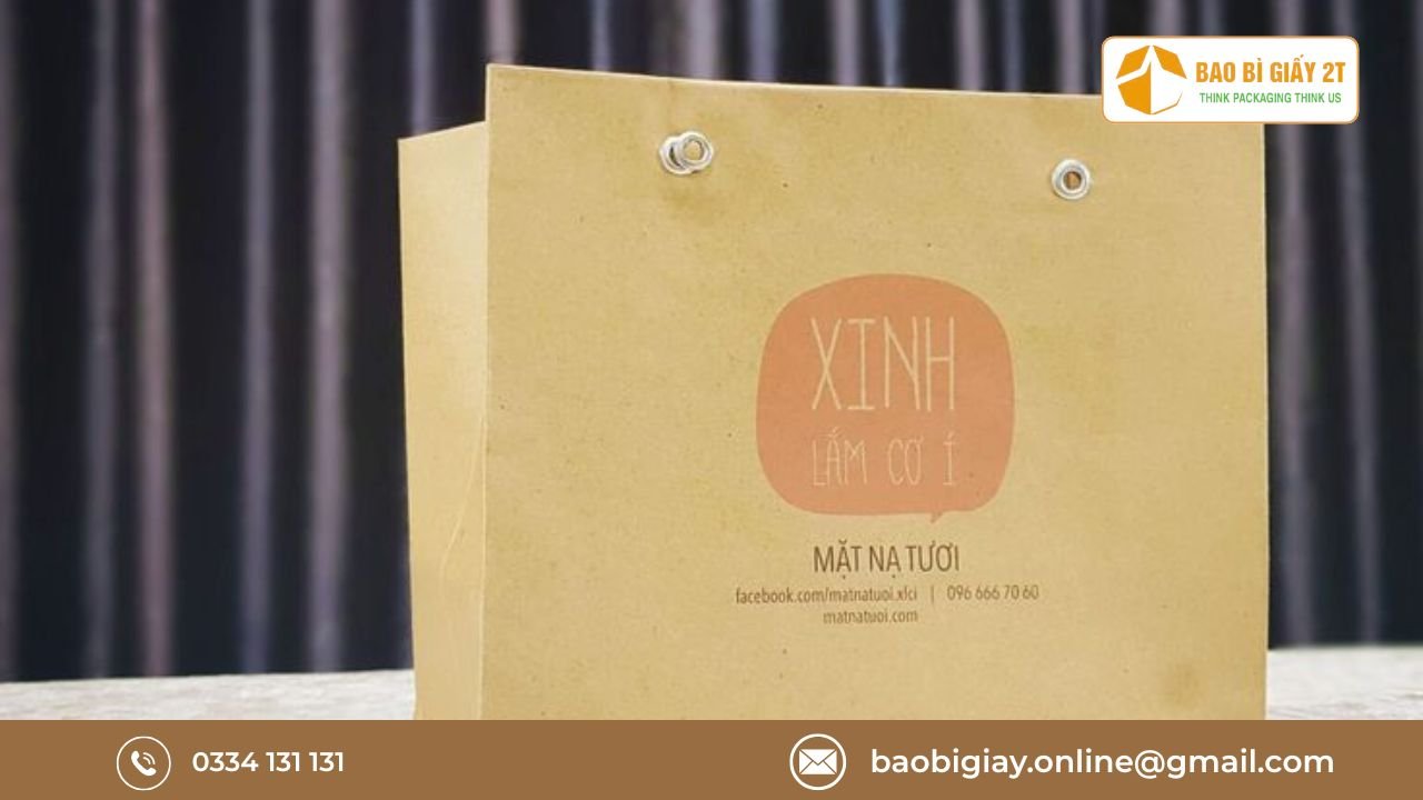 Ưu điểm nổi bật của túi giấy siêu thị