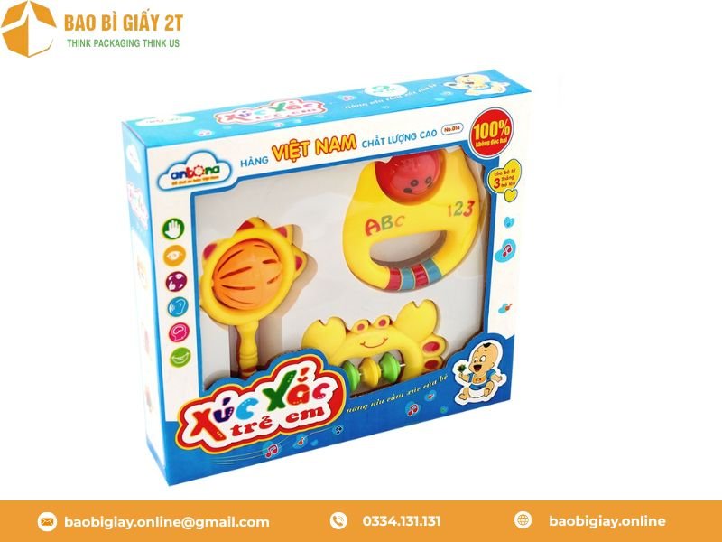 Hộp giấy đựng đồ chơi trẻ em