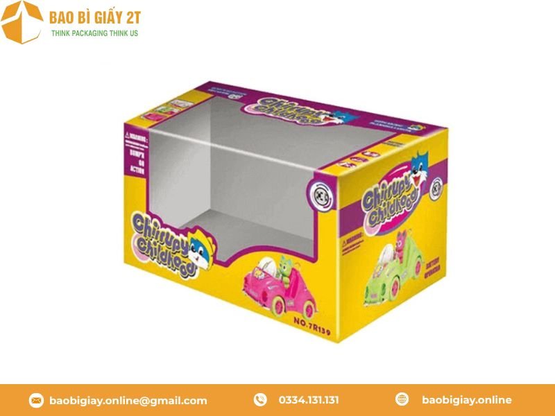 In hộp giấy đựng đồ chơi trẻ em giá rẻ