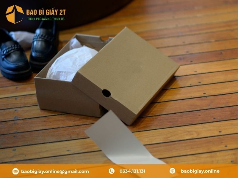 Chất liệu giấy in hộp giày thông dụng