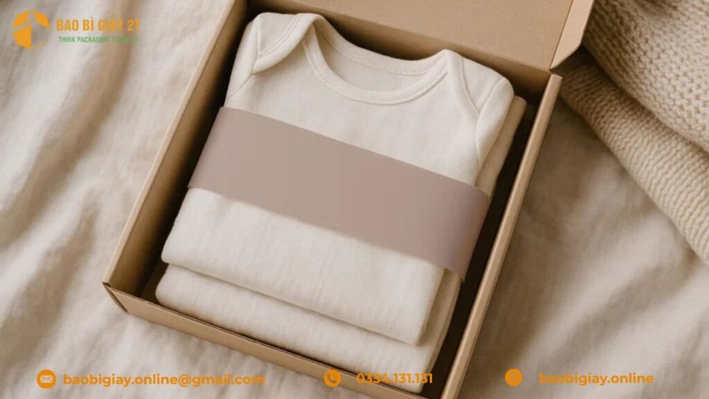Bao Bì 2T – Xưởng in hộp giấy đựng quần áo thiết kế đẹp theo yêu cầu