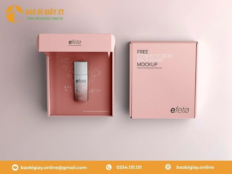 Lý do các shop mỹ phẩm nên chọn in ấn tại Bao Bì 2T